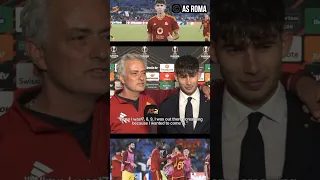 Jose Mourinho shares beautiful moment with latest Roma academy graduate ❤️