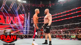 FULL MATCH - Brock Lesnar vs. Cody Rhodes - WWE Raw April 04, 2023