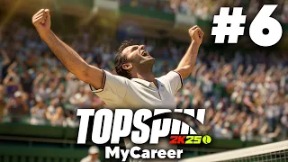 TOPSPIN 2K25 MyCAREER Gameplay Walkthrough Part 6 - FIRST GRAND SLAM