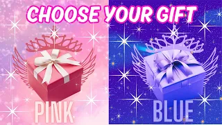 Choose Your Gift🎁2 Gift Box Challenge  Blue & Pink🤩2 good 1 bad Are you a lucky person?🤔