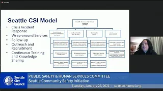 Seattle City Council Public Safety & Human Services Committee 1/26/21