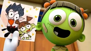 Funny Animated Cartoon | Spookiz Zizis Secret Love Letter to Cula | Videos For Kids