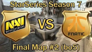 РУБИЛОВО от НАВИ и ФНАТИК на ДАСТ2 | NaVi vs Fnatic Map #2 (bo5) de_dust2 [RU] | StarSeries Season 7