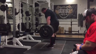 EDDIE HALL Deadlifts 350kg for 3 sets of 8 at Strength Asylum