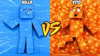 LAWA VS WODA ZABAWA W CHOWANEGO W MINECRAFT (Hide and Seek) | Vito vs Bella