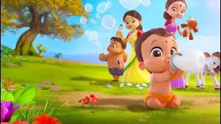 Bheem Mighty Little Pazzul Games| New episode -1 2023 |भीम कार्टून | #cartoon#netflix#kids #krishna