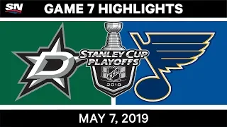 NHL Highlights | Stars vs. Blues, Game 7 – May 7, 2019