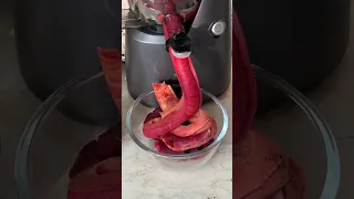 Peach and Berry Sorbet using Kuvings B8000 Cold Press Juicer