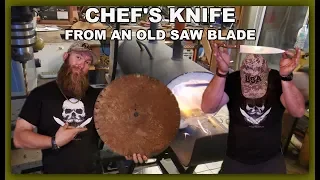 Making a Chef's Knife From A Saw Blade