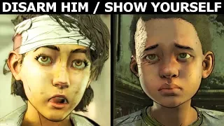 "Disarm Him" Or "Show Yourself" - Alternative Choices - The Walking Dead Final Season 4 Episode 1