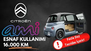 Esnaf Günlük Kullanımı 16.000 KM'de Citroen Ami // Uzun Kullanım Tecrübesi #ami #citroen