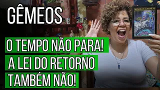 #GÊMEOS ♊  MAIO/24 ⏰O TEMPO NÃO PARA E TRARÁ A LEI DO RETORNO 🧿#tarot #fé #signos #2024