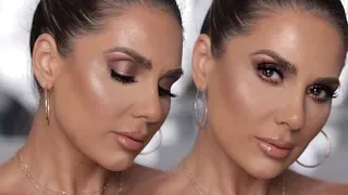 J LO INSPIRED BRONZY LOOK  | MAKEUP TUTORIAL |  ALI ANDREEA