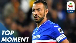 Fabio Quagliarella Scores Insane Back-heel Volley! | Sampdoria 3-0 Napoli | Top Moment | Serie A