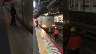 岡山駅にてサンライズ瀬戸と出雲の連結