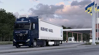 Euro Truck Simulator 2 Poland Rebuild |Kuehne Nagel Mercedes- Actros