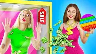 Rich vs Poor Student | 7 Funny Life Situations with Rich VS Broke Girl by RATATA BOOM