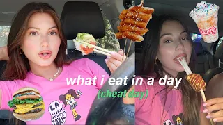 what i eat in a day (cheat day edition!!!)