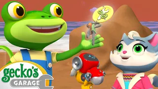 Magnetic Sandcastle Search | Gecko's Garage | Trucks For Children | Cartoons For Kids