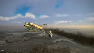 IL2 Battle of Stalingrad: BF110 action TAW server Moscow_North