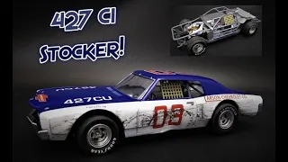 1971 CHEVY MONTE CARLO 427 SUPER STOCKER 1/25 SCALE MODEL KIT HOW TO DECALS HEADERS TWO TONE MPC