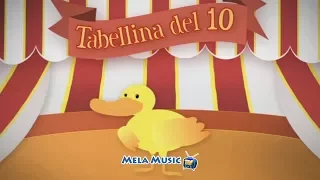 TABELLINA DEL 10 - La canzone di Paoletto Paperetto e Mamma Papera @Mela_Educational