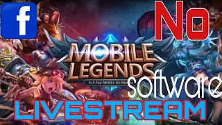 HOW TO LIVE STREAM  MOBILE LEGENDS BANG BANG ( MLBB )TO FACEBOOK  USING PHONE/ NO SOFTWARE REQUIRED
