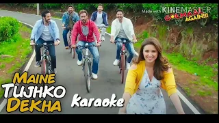 Maine Tujhko Dekha Karaoke With Lyrics | With Female Vocals | Neeraj Shridhar | Golmaal Again