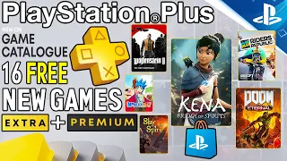 GREAT New PS Plus APRIL Update! 16 FREE PS+ Extra/Premium Games REVEALED PlayStation Plus April 2023