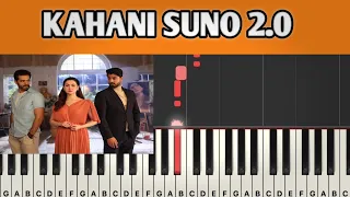 Kahani Suno 2.0 Piano Cover || Mujhe Pyar Hua Tha Piano Tutorial || Instrumental || @KaifiKhalil