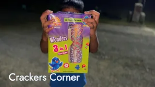 3-in-1 Wonders Crackling Unveiled! | Diwali's Spectacular Show by Crackers Corner