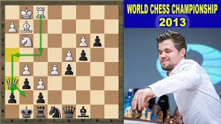 DENGAN PARTAI INI  Magnus Carlsen MENDUDUKI JUARA DUNIA