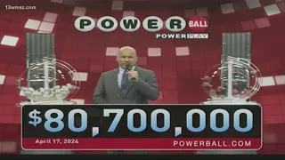 Powerball Numbers, April 17, 2024 | $80.7 million