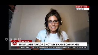 James Freeman / TNT Live on NotMyShame Global Awareness Day.