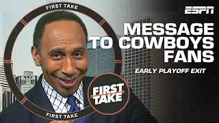 Stephen A.'s message to Cowboys fans 🤣🤠 | First Take