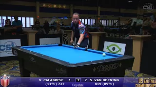 2017 US Bar Table Championships 10-Ball: Vinnie Calabrese vs Shane Van Boening