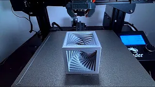 3D Printed Time Lapse Optical Illusion Gets Me Every Time - Creality Ender 3 Pro 3D Printer