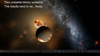 Binary planets simulated in Universe Sandbox.