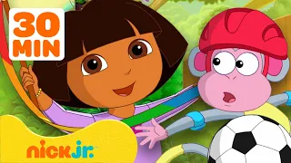 Dora la Exploradora | ¡Juega fútbol y más deportes con Dora! ⚽️ | Nick Jr. en Español
