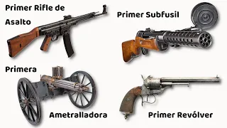¿Cuál fue la Primera Arma de Fuego de cada Tipo?