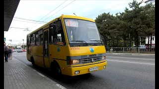 Автобус БАЗ-А079.14 "Подснежник" маршрут 20 г. Севастополь