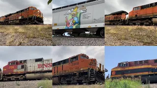 BNSF Train Compilation Video #4