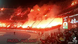 mouh atlanta- errahla ❤🖤 انصار إتحاد العاصمة يبدعون غي كراكاج عالمي ضد الجيش الملكي في كأس الكاف