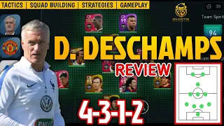 D. DESCHAMPS 4312 MANAGER REVIEW | BEST 4312 MANAGER FOR TIKITAKA PASSING IN PES 2021 MOBILE