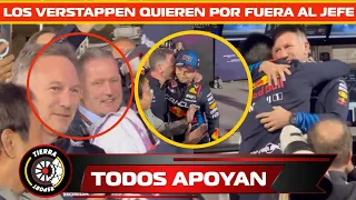 ¡ABRAZO A CHECO! TODO REDBULL MENOS LOS VERSTAPPEN APOYAN AL JEFE DE REDBULL HORNER LO QUIEREN FUERA