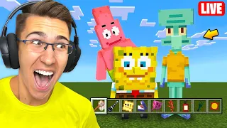 SUNĐER BOB U MINECRAFTU LIVE!!