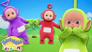 Tiddlytubbies | OH NO! The Teletubbies have Dipsy's TEDDY!  | Teletubbies Let's Go NEW Full Episode