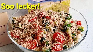 Knackiger Brokkoli Salat mit leckerer Marinade/ Хрустящий брокколи салат