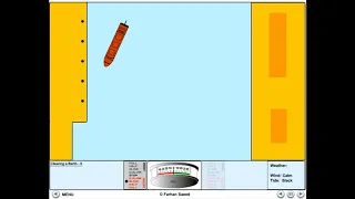 Unberthing - No Wind and Tide - Version 2