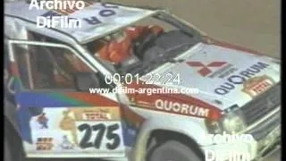 DiFilm - Rally Granada - Dakar vehiculos en Marruecos 1995